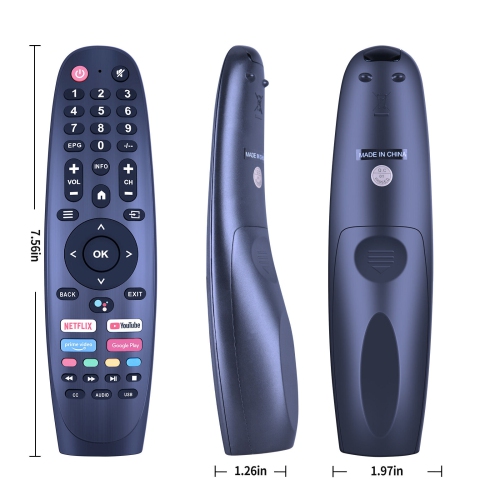 New Remote Control Fit For Sansui SMX32V1HA ES32V1HA & Caixun EC40V2FA EC32V2HA Smart LED UHD HDTV TV