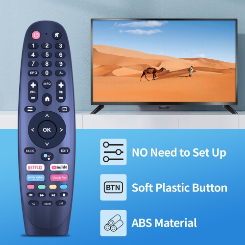 New Remote Control Fit For Sansui SMX32V1HA ES32V1HA & Caixun EC40V2FA EC32V2HA Smart LED UHD HDTV TV