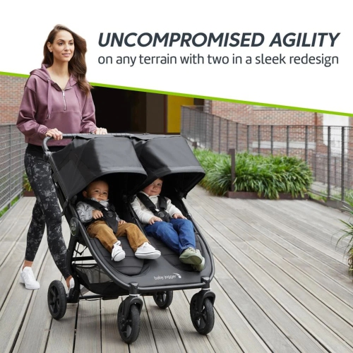 Poussette double City Mini GT2 de Baby Jogger - Jet