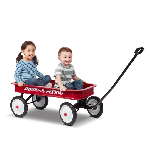 Radio Flyer 18Z 10 Inch Steel Wheels Timeless Classic Design Kids Red Wagon