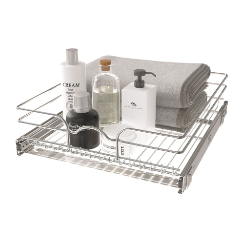 REV-A-SHELF  Pullout Basket Organizer for Kitchen Or Vanity Cabinets, 18 X 20 In, 5Wb1-1820Cr-1