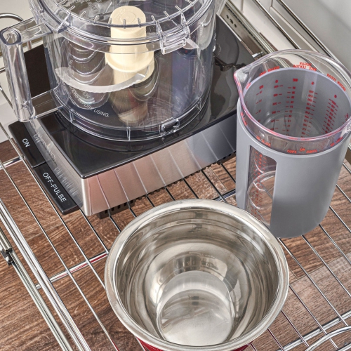 Rev-A-Shelf Pullout Single Basket Organizer for Kitchen Cabinets, 21 x 22 In, 5WB1-2122CR-1