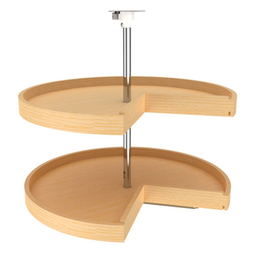 REV-A-SHELF  208" Lazy Susan Pie-Cut Banded Wood, 2-Shelf, Ld-4Bw-942-28-1 Love my Lazy Susan