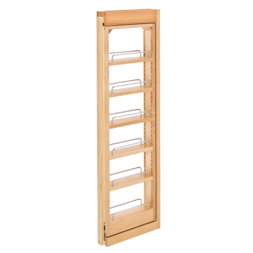 REV-A-SHELF  Pullout Wall Filler Cabinet Wooden Organizer, 39" Hgt, 432-Wf39-3C