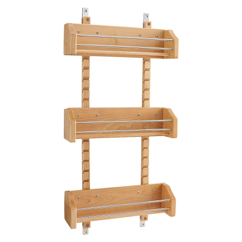REV-A-SHELF  Medium Adjustable 3-Shelf Cabinet Door Mount Spice Rack, 4Asr-18 Great shelf!