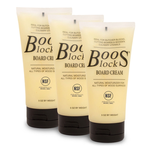John Boos – Crème hydratante bloc de boucher en bois, 5 oz, bloc
