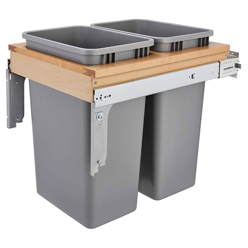 REV-A-SHELF  Pullout Top Mount Trash Can W/ Soft-Close, 50 Qt, 4Wctm-2150Bbscdm-2 Great product!