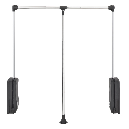 Rev-A-Shelf 26" - 35" Adjustable Pulldown Closet Rod, Chrome, CPDR-2635