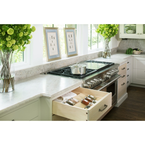 Rev-A-Shelf 22 Inch Kitchen Drawer Organizer Insert Spice Rack 3-Tier, 4SDI-24