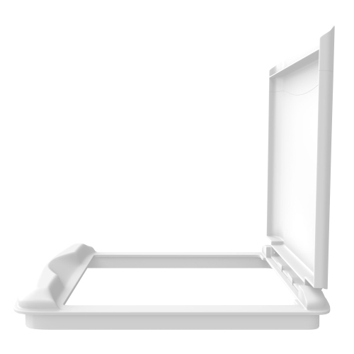 Rev-A-Shelf 35 qt. Trash Can Replacement Lid, White, RV-35-LID-1