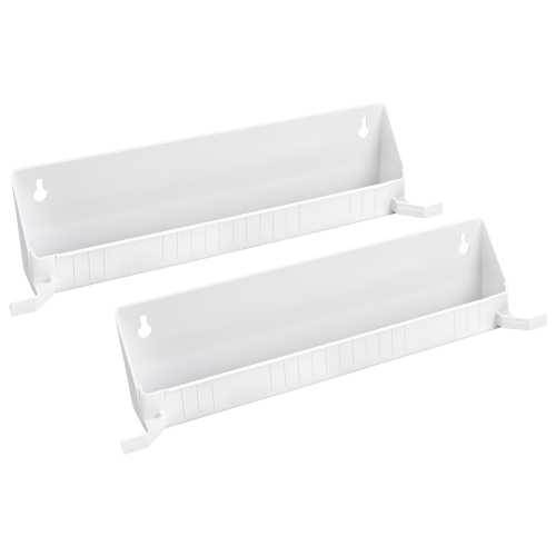 REV-A-SHELF  14" Tip-Out Accessory Tray, Tab Stops, White, 2-Pack, 6562-14-11-52
