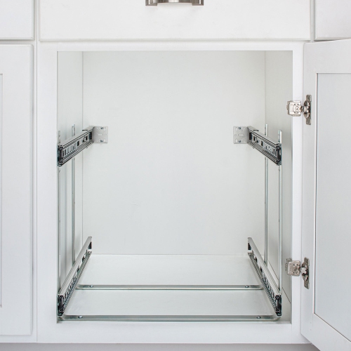 Rev-A-Shelf Kitchen Cabinet Pull Out Shelf Organizer, 15 x 22 In, 5WB2-1522CR-1