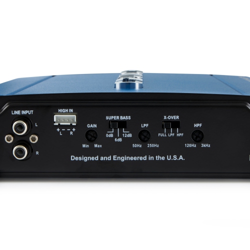 Crunch PowerDriveX 1000 Watt 2 Channel Exclusive Blue A/B Car Amplifier