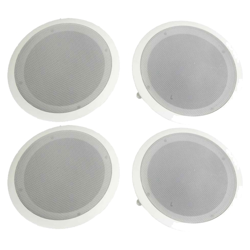 Pyle Home PDIC Series 8" 250W Round Flush Mount Wall Ceiling Speakers