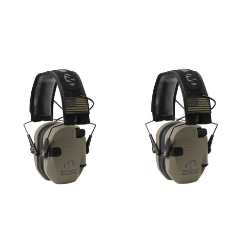 Walker's Patriot Razor Slim Shooting Ear Protection Muffs, NRR 23dB