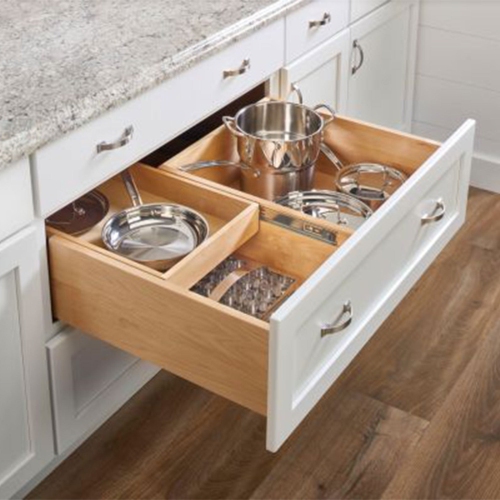 Rev-A-Shelf 4WTCDD-30HSC-1 27 Inch Tiered Deep Drawer Organizer with Soft Close