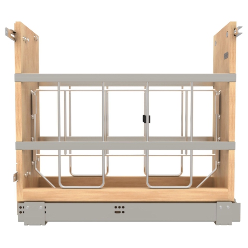 Rev-A-Shelf 5" Pull Out Cabinet Tray Divider Organizer w/Soft-Close, 447-BCSC-5C