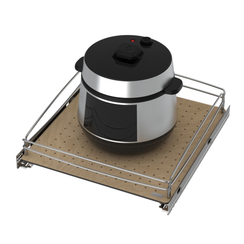 REV-A-SHELF  Solid Bottom Pullout Base Soft-Close Cabinet Organizer, 54Bk-21Sc-1 Great pull out organizer for my cabinet!