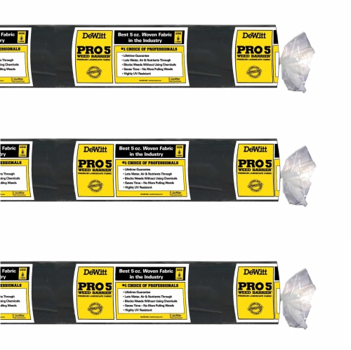 DeWitt P6 Pro 5 Commercial Landscape 5-Oz Barrier Fabric, 6 x 250'