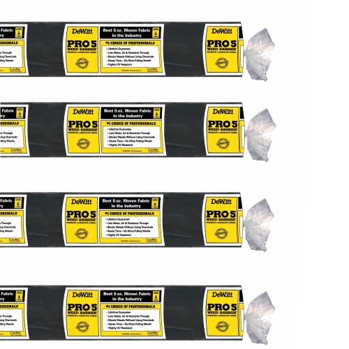 DeWitt – toile de protection contre les mauvaises herbes P6 Pro 5, 5 oz, 6 x 250 pi