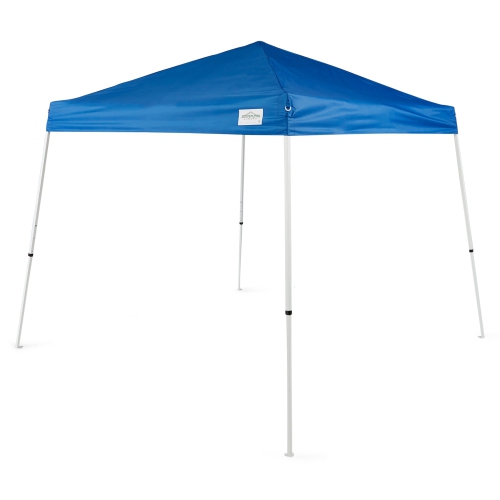 Caravan Canopy V Series 2 10' x 10' Entry Level Angled Leg Instant Canopy, Blue