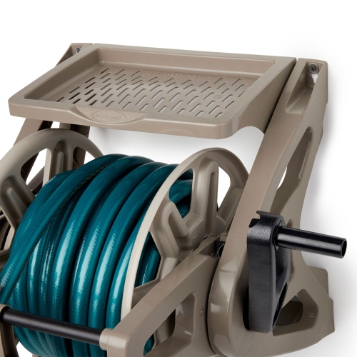 Wall Mount Slide Trak Hose Reel, with 175' Hose Capacity
