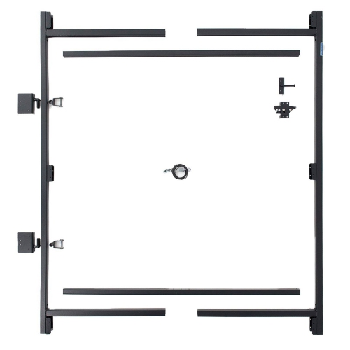 ADJUST-A-GATE  Steel Frame Gate Building Kit, 60"-96" Wide Opening Up to 6' High Best way to create a sturdy gate!