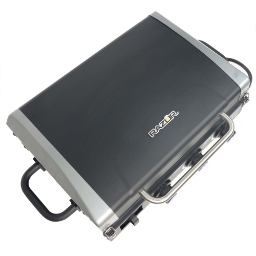 Razor 34.5" 3-Burner Portable Tabletop Griddle for Backyard Cooking and Camping