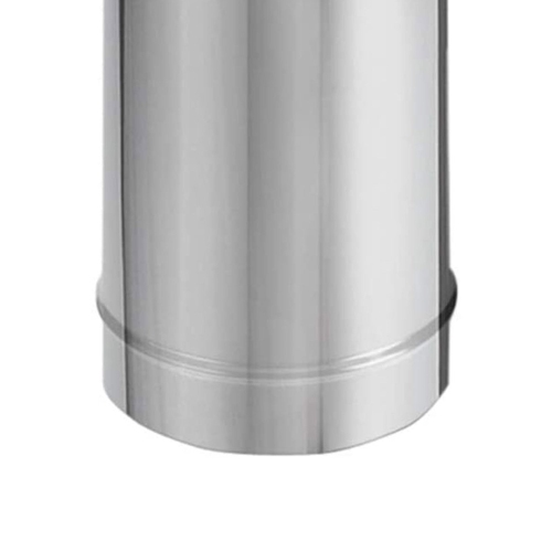 DuraVent – tuyau de cuisinière à paroi simple en acier inoxydable DuraBlack de 24 x 6 po, argenté