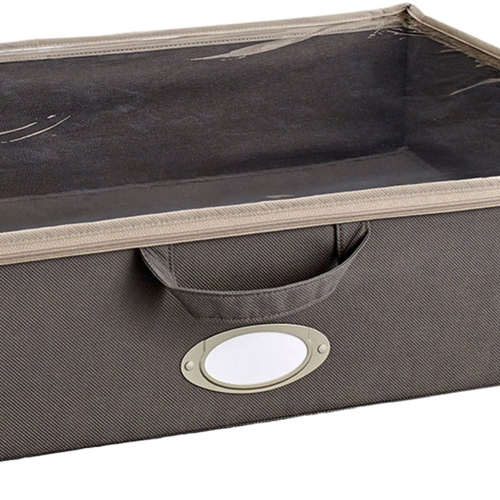 ClosetMaid Fabric Organizer Multiple Item Storage Zip Bag, Charcoal