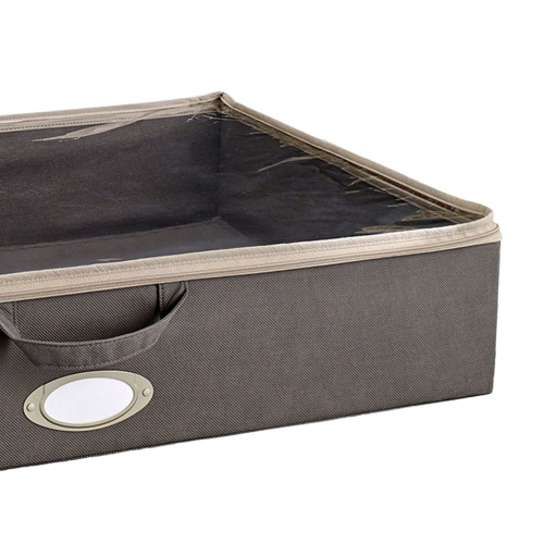 ClosetMaid Fabric Organizer Multiple Item Storage Zip Bag, Charcoal