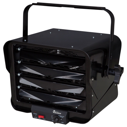 Dr. Heater DR966 240V Hardwired Garage Commercial Heater, 3000W/6000W, Black