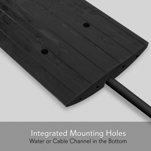 Rampe de stationnement pour voiture/camion – pont à flanc de trottoir en caoutchouc pour entrée de voiture