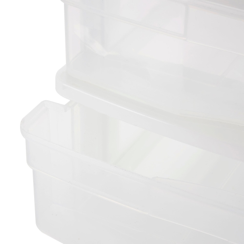 Gracious Living – rangement de bureau à 4 tiroirs avec couvercle de rangement, blanc