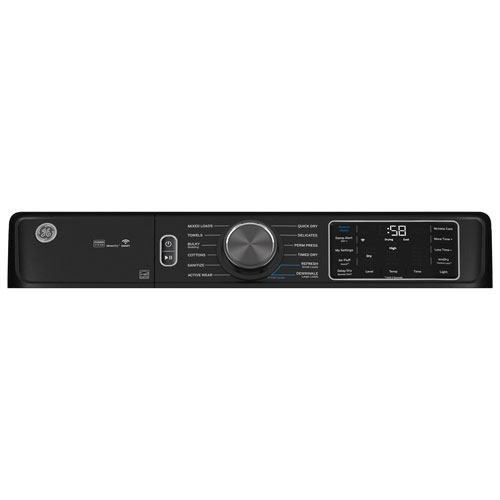 Sécheuse électrique à vapeur 7,8 pi³ de GE (GFD65ESMVDS) - Carbone graphite