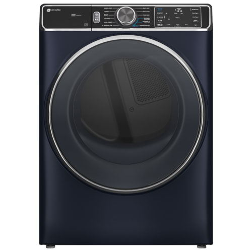 Sécheuse électrique à vapeur de 7,8 pi³ Profile de GE - Bleu saphir