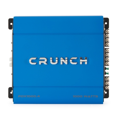 Crunch PowerDriveX 1000 Watt 4 Channel Blue A/B Car Stereo Amplifier