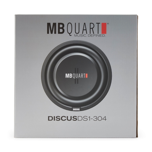 MB Quart DS1-304 400 Watt 12 Inch Slim Shallow Subwoofer Car/Truck DVC Sub