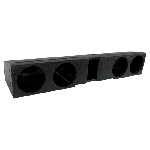 QPower QBFORDFF09408 8 Inch Quad Port Subwoofer Box for Ford F150 and F250/350