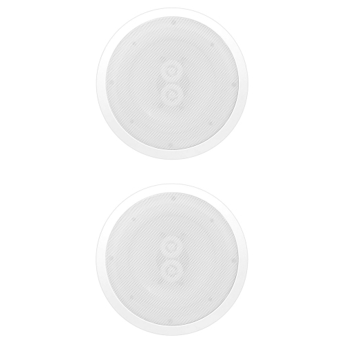PYLE  Pwrc82 8 Inch 2 Way Indoor/outdoor Waterproof Wall Ceiling Speakers, Pair