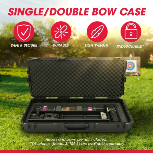 SKB cases – petit étui étanche à double boucle iSeries 3I-4217-USD, noir