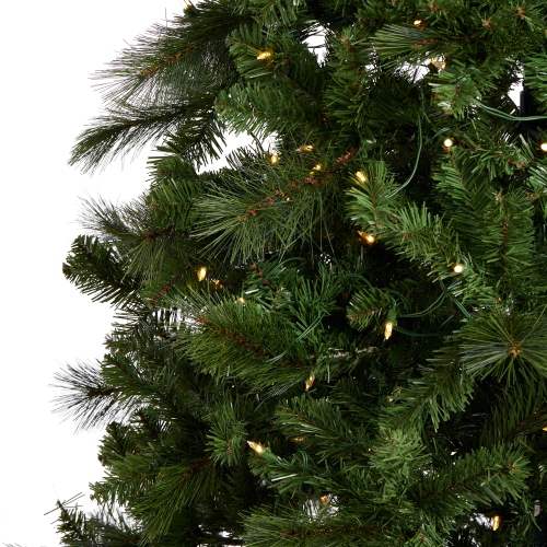 HOME HERITAGE  Cascade 9' Prelit Artificial Christmas Tree W/ 500 Multicolor Leds
