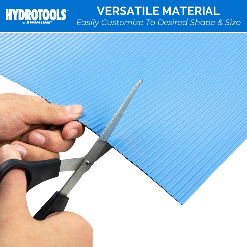 Swimline HydroTools 87951 9" x 24" Small Protective Vinyl Pool Ladder Mat, Blue