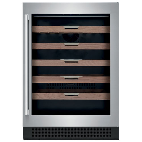 Refroidisseur à vin de dessous de comptoir 24 po d'Electrolux avec capacité de 41 bouteilles - Acier inoxydable