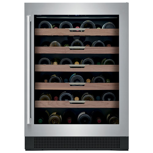 Refroidisseur à vin de dessous de comptoir 24 po d'Electrolux avec capacité de 41 bouteilles - Acier inoxydable