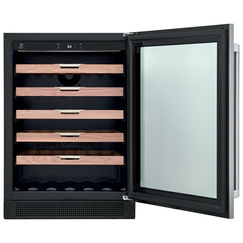 Refroidisseur à vin de dessous de comptoir 24 po d'Electrolux avec capacité de 41 bouteilles - Acier inoxydable