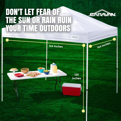 Caravan Canopy CVAN21208100010 M Series Pro 2 12 x 12 Foot Straight Leg Canopy