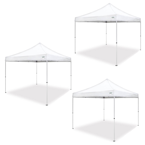 Caravan Canopy Pro 2 10 x 10 Foot Straight Leg Instant Canopy, White