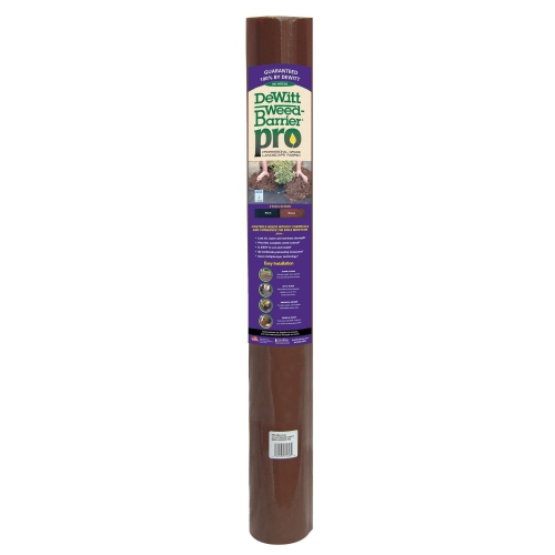 DEWITT COMPANY  Dewitt Weed Barrier Pro Landscape Fabric In (3 Ounces), 3' X 100' Refill In Brown Great coverage easy to use
