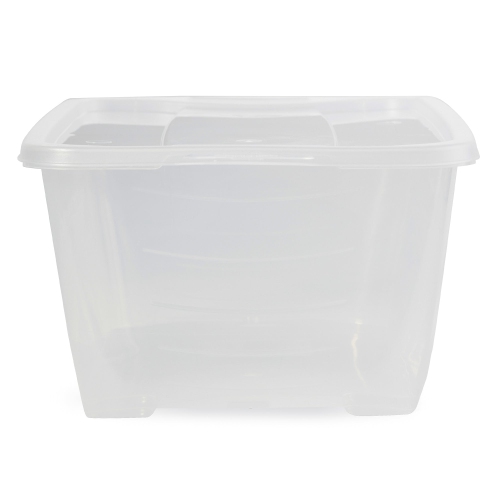 Life Story 6L Shoe & Closet Storage Box Stacking Containers, Clear